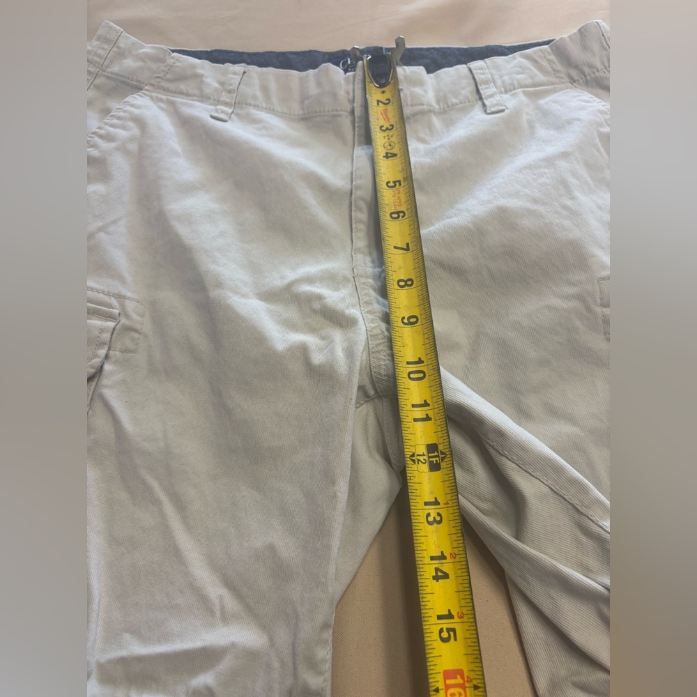 Chaps Ralph Lauren Men’s Cargo Shorts 32 Khaki Corduroy Baggy Utility Gorpcore - Picture 8 of 16